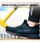 2024 fashion summer breathable steel toes casual safety working boots industrial light weight safety shoes for men