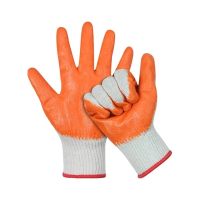Wholesale Price Cotton Latex Coated Glove Industrial Hand Protective Work Safety Gloves for Construction