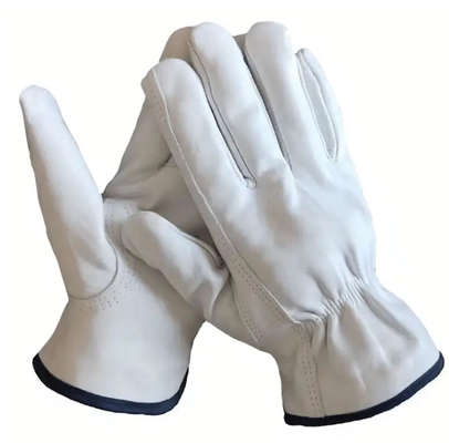 Lòng dê mịn da hạt da lái xe PPE găng tay an toàn cho công nghiệp xây dựng