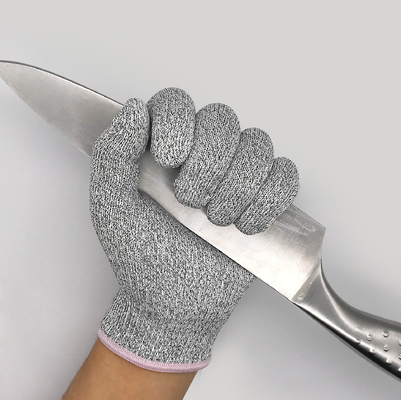 HPPE PU phủ lớp vỏ chống cắt găng tay an toàn làm việc cấp 5 Găng tay chống cắt cho xây dựng